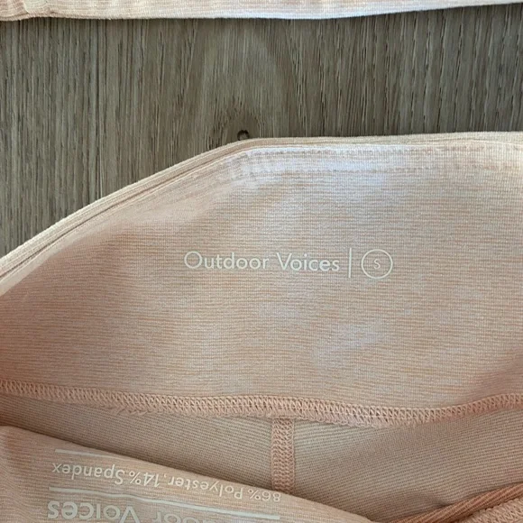 Outdoor Voices Compression Leggings and matching Sport Bra Size Small - Picture 4 of 8